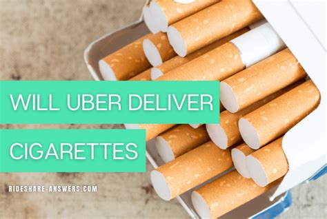 Locate Alcohol Options. . Do uber eats deliver cigarettes